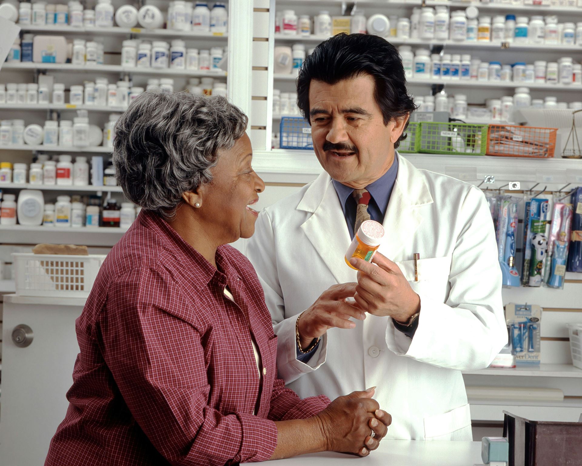 patient and pharmacist